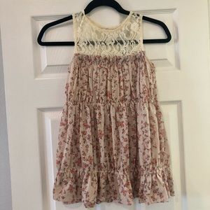 NWT darling Lola floral babydoll boho top tank S cottagecore fairycore